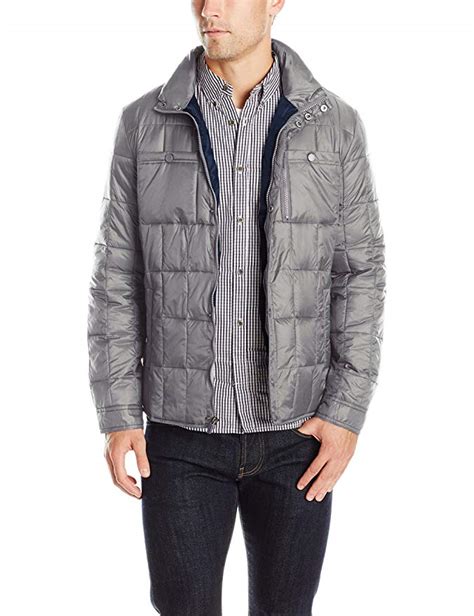 Kenneth Cole New York Men's Box Quilted Faux Down Jacket Review