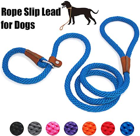 No Pull Dog Training Leash Strong Heavy Duty Braided Rope For Medium Large Dogs