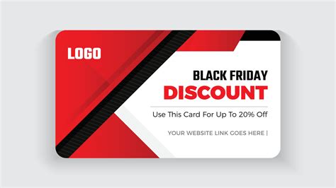 Black friday discount card design template 4902398 Vector Art at Vecteezy