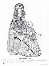 18th Century Ladies Pages Coloring sketch template