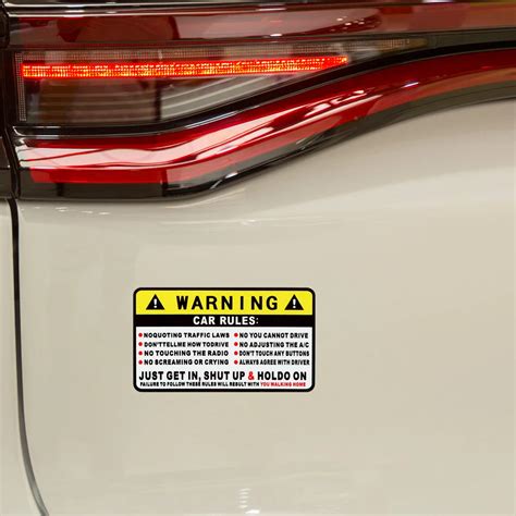 Top 91+ Pictures Warning Stickers For Cars Full HD, 2k, 4k