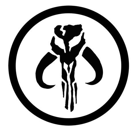 Star Wars Symbol of the Mandalorian Union | Star wars stickers, Star wars symbols, Star wars ...