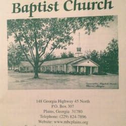 MARANATHA BAPTIST CHURCH - 148 Ga Hwy 45 N, Plains, GA - Yelp