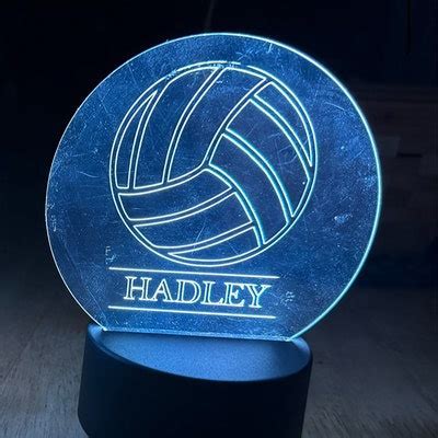 Volleyball 3D Night Light Multi Color Changing Illusion, 54% OFF
