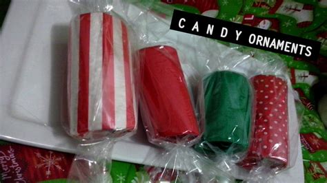 Decoracion de navidad FACIL Y ECONOMICA Caramelos de Navidad / Candy ornaments - YouTube