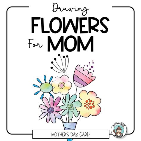 Mothers Day Drawing of Flowers