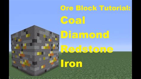 Minecraft 360: How to Make Ore Blocks - YouTube