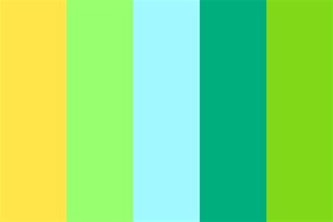 Blue Green Yellow Color Palette | Color palette yellow, Blue colour palette, Green colour palette