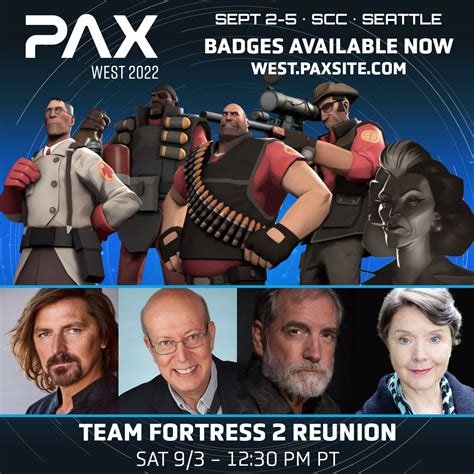 Daily dose of Team Fortress 2 on Twitter: "RT @pax: The cast of # ...