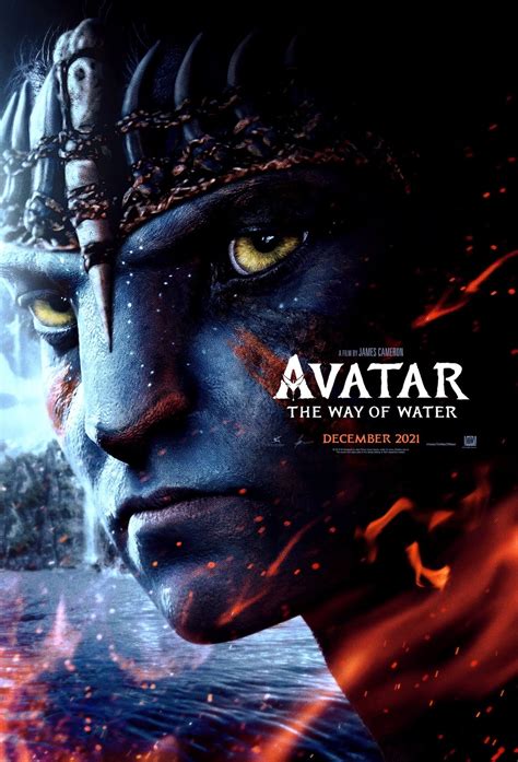 Avatar 2 The Way of Water Poster James Cameron Movie Art Film Print Size 24x36" - Art Posters