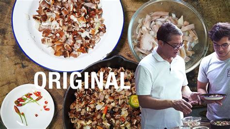 ORIGINAL SISIG RECIPE in Pampanga | Greater Philippines - YouTube