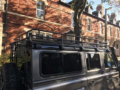 Genuine Land Rover 110 defender roof rack with ladder. | in Carlisle, Cumbria | Gumtree