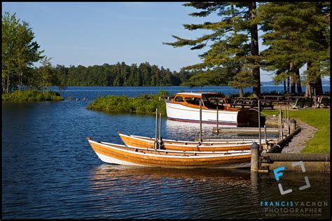 Photos of boating on Sebago Lake, Maine