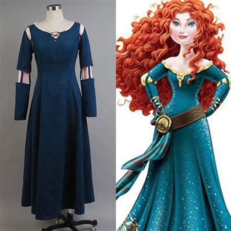 Brave Princess Merida Dress Cosplay Costume For Women Full Set on Aliexpress.com | Alibaba Group