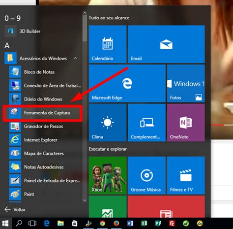 Como utilizar a Ferramenta de Captura de tela no Windows 10 ~ Visual Dicas