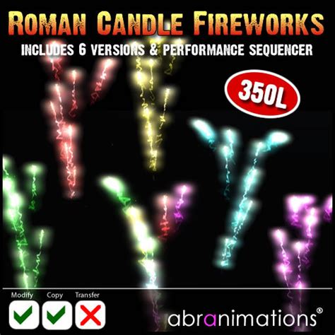 Second Life Marketplace - Roman Candle Fireworks