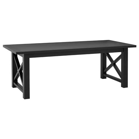 Black Oak Wood Dining Table | Dining Table | HomesDirect365