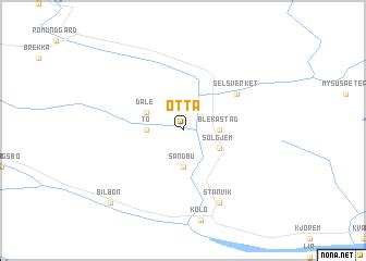 Otta (Norway) map - nona.net