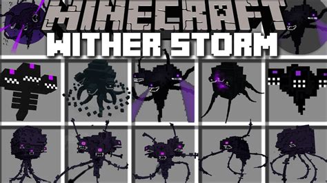 Minecraft WITHER STORM MOD / FIGHT THE BIGGEST WITHER MOB IN MINECRAFT ...