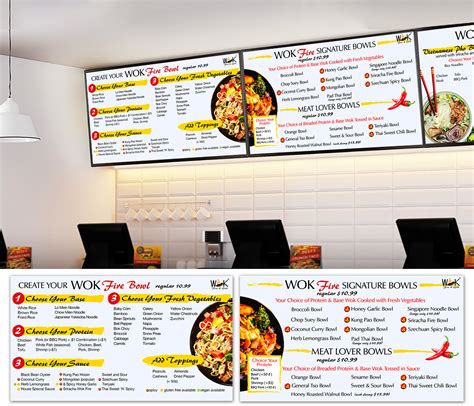 Digital TV Menu board for Restaurant on Behance