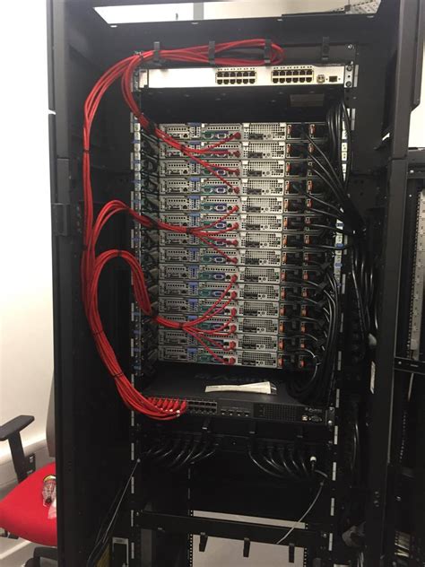 My first server rack cable management ever! Open for criticism : r/cableporn