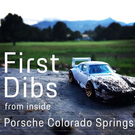 First Dibs: From Inside Porsche Colorado Springs - TopPodcast.com