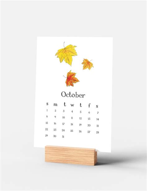 2023 Desk Calendar Desk Calendar 2023 With Stand Calendar - Etsy