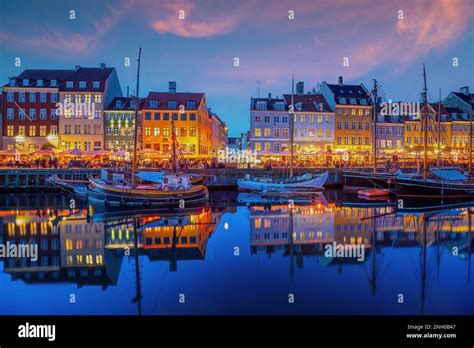 Copenhagen downtown city skyline, cityscape of Denmark Stock Photo - Alamy