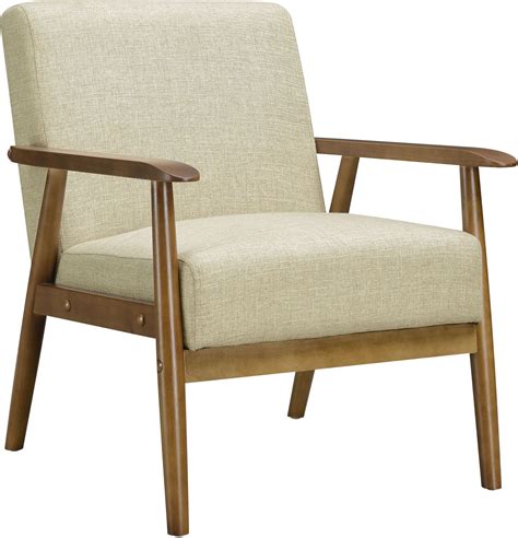 Soft Beige Mid-Century Modern Accent Chair from Pulaski | Coleman Furniture