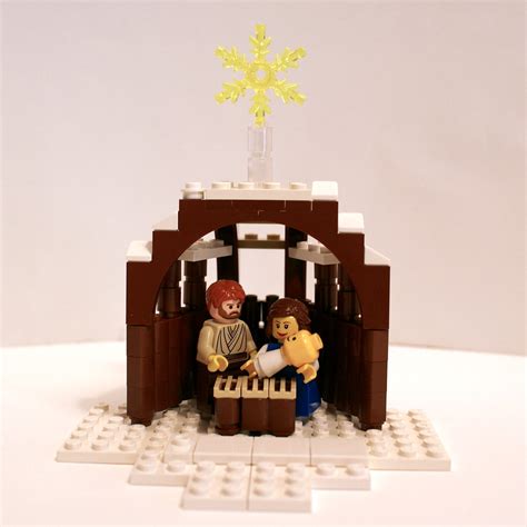 LEGO Nativity Scene | Joseph, Mary, and Jesus in the stable … | Flickr
