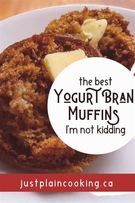 Janets Yogurt Bran Muffins are light moist full of flavor and quick to make Healthy and delici ...