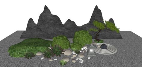 6442. Free Sketchup Garden Landscape Models Download (5) - Sketchup ...