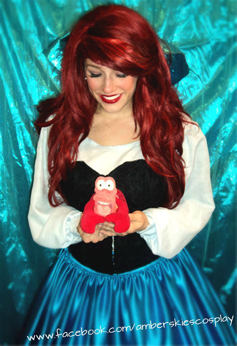 My cosplay as Human Ariel from the Little Mermaid! (Starring Sebastian of course! ;)) www ...