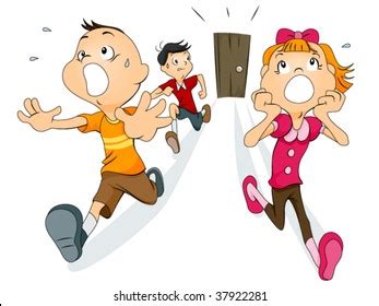 Running Away Cartoon Royalty-Free Images, Stock Photos & Pictures ...