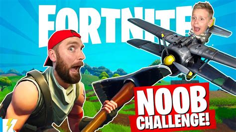 FORTNITE NOOB Challenge: Survive the CRAZY Battle Royale! | K-City GAMING - YouTube