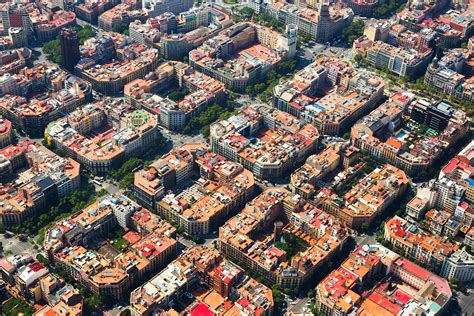 Aerial view of Eixample district. Barcelona, Spain | 5G Barcelona, 5G hub for Southern Europe