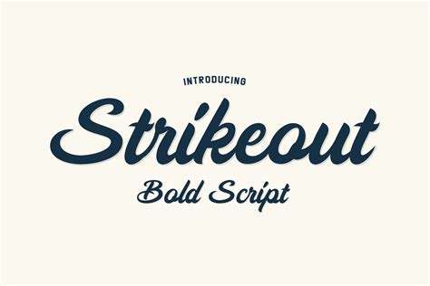 Strikeout Font by HipFonts · Creative Fabrica