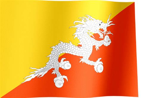 Bhutan Flag GIF | All Waving Flags