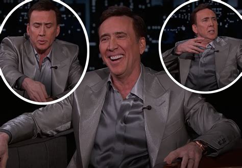 Nicolas Cage Tells BATS**T Stories In First Late Night Talk Show ...