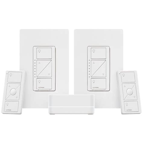 Lutron Caseta Wireless Smart Lighting Dimmer Kit-P-BDG-PKG2W-HD - The ...