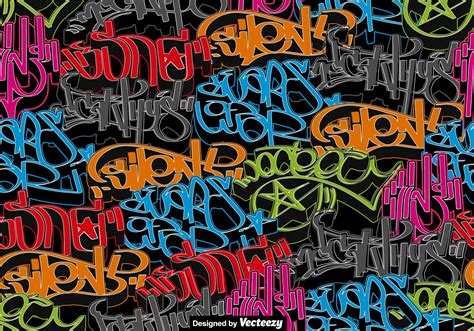 Vector Graffiti Art SEAMLESS Pattern 174458 Vector Art at Vecteezy