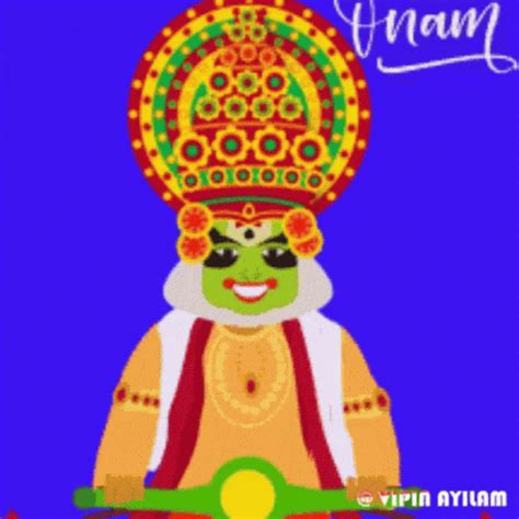 Kadhakali Onam GIF - Kadhakali Onam - Discover & Share GIFs