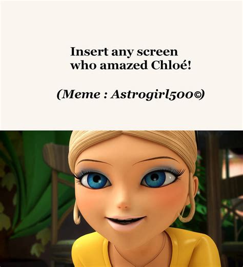 Chloe Bourgeois is amazed by what she sees {MEME} by Principal-Kuno ...