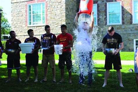 Quinn returns to campus for Ice Bucket Challenge – The Ionian