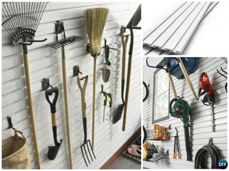 Garden Tool Organizer Storage DIY Ideas Projects Instructions