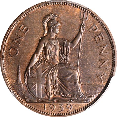 Penny, Britannia fourth design, Coin Type from United Kingdom - Online Coin Club