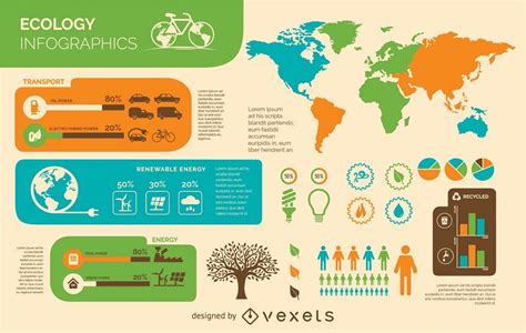 Ecology Environment Infographic Vector Download