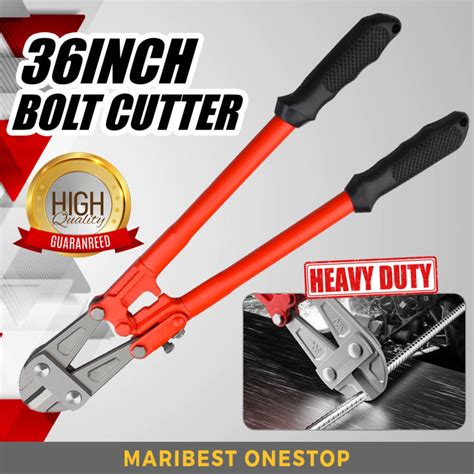 36 INCH Bolt Cutter Heavy Duty Steel Lock Cutter Besi Bolt Cutter Pemotong Besi Steel Wire ...