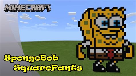 Spongebob Minecraft Pixel Art