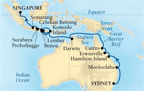 26 Night Sydney To Singapore Fly Cruise Deal - FirstClass